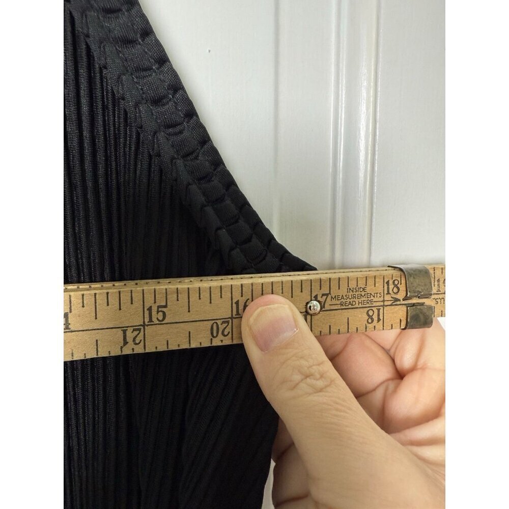 Boden Plisse Maxi Black Belted Dress Women’s 8P NWT - Picture 11 of 14